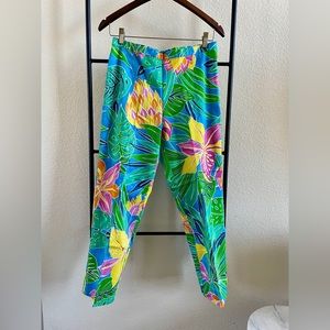 LAUREN Ralph Lauren TROPICAL Capris Size 8 Fun Vacation Resort Wear Pants